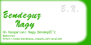 bendeguz nagy business card